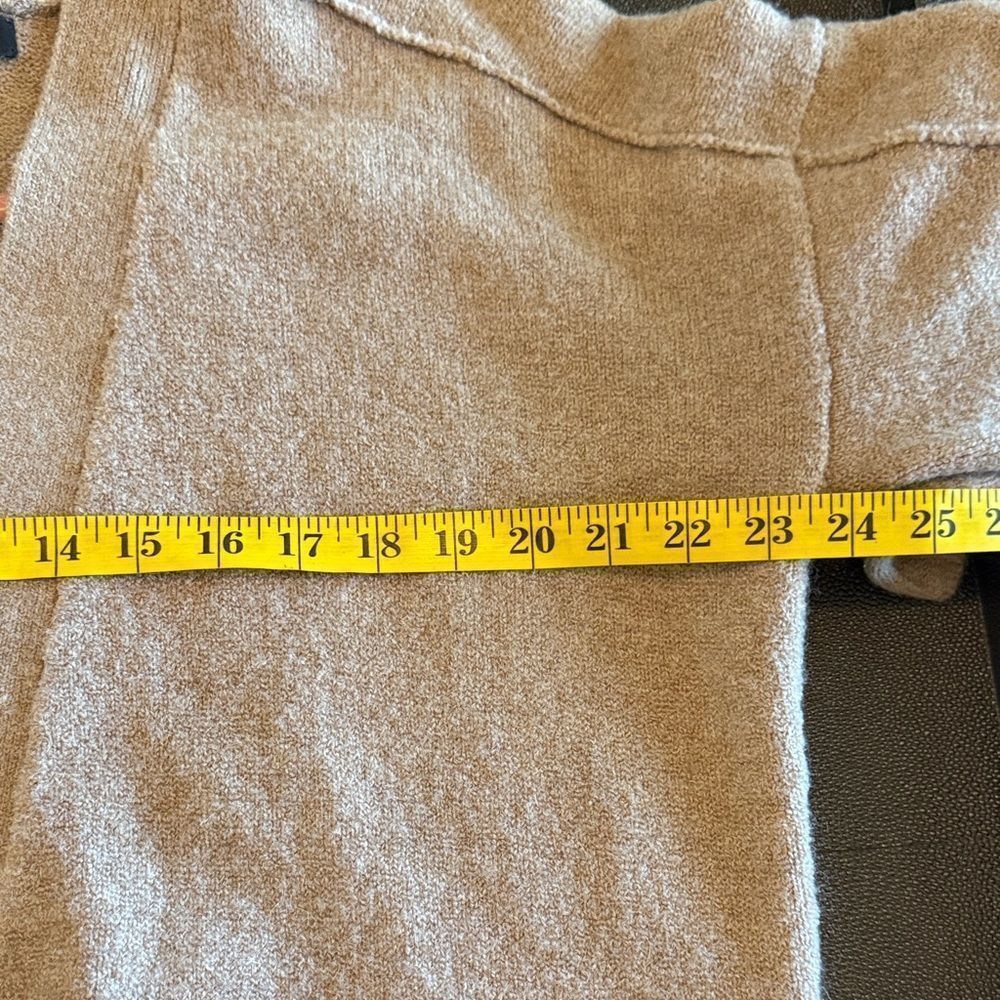 J. Crew Camel wool blend Oversized Open-Front Cardigan size Small - Picture 8 of 10